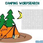 Camping-Wordsearch