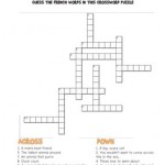 French-Crossword-Puzzle