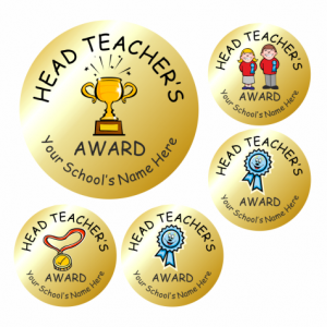 Head Teachers Gold Metallic