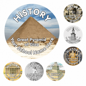 History Ancient Wonders Stickers