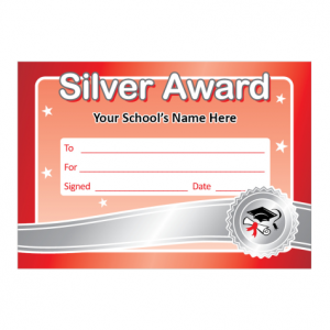 Silver Award Certificate