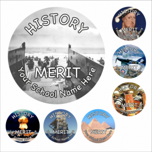 History Merit Stickers