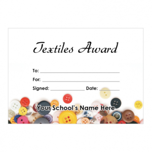 Textiles Certificates