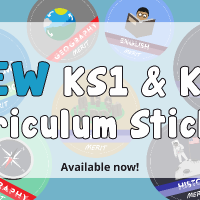 New KS1 and KS2 Stickers