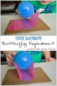 Static Electricity Butterfly Experiment