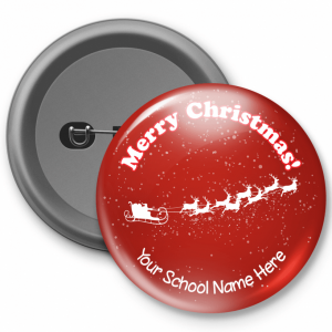Christmas button badge