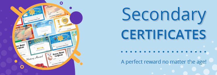 Secondary Certificates Banner