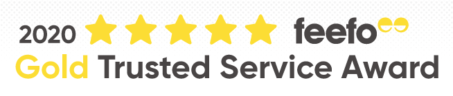 Feefo Reviews 2020 Gold Trusted Service Award